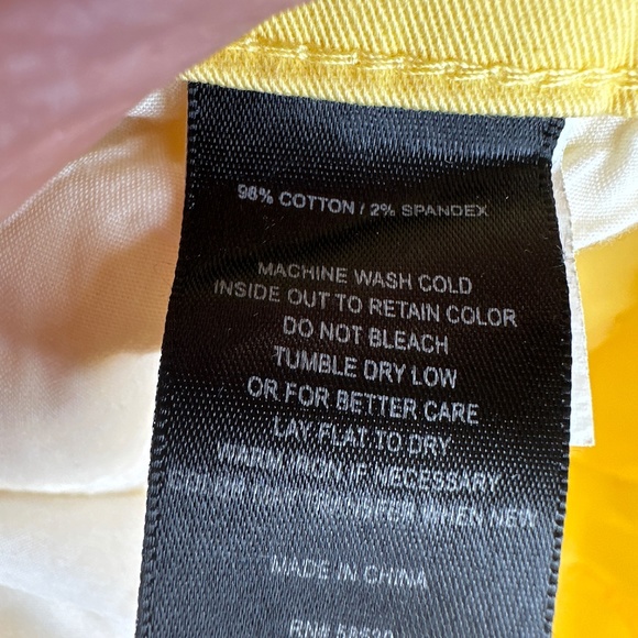 KUT WOMENS MARILYN ANKLE SKINNY YELLOW JEAN SZ 8 - Picture 8 of 10